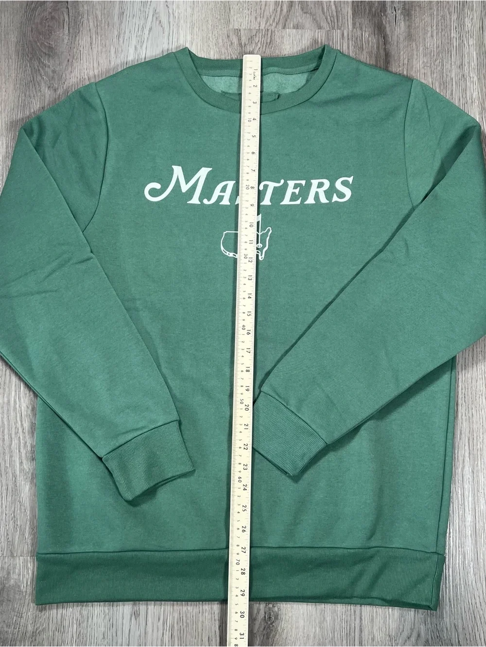 2026 Size L Masters Crew Neck Green Sweatshirt Augusta National Golf Club Fleece